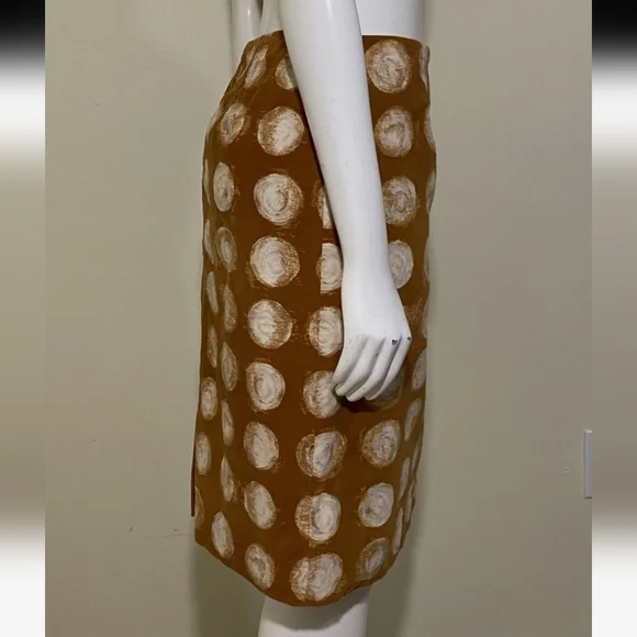 Anthropology MAEVE Polka Dot Pencil Skirt Sz 10 - Picture 4 of 8